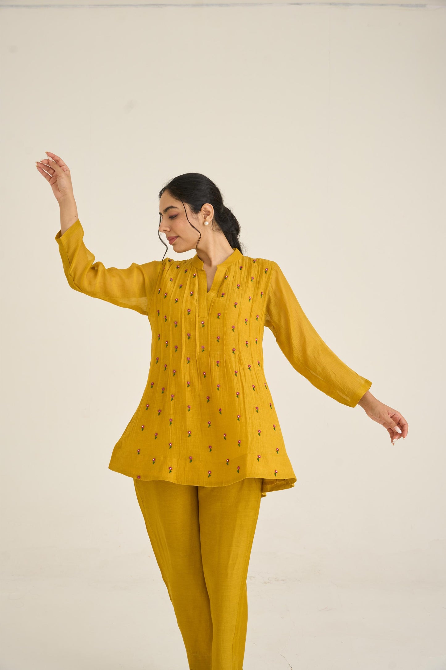 Spring Dusk Yellow Co-ord Set