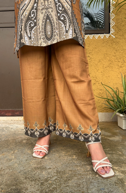 Mustard Loom Festive Kurta Set