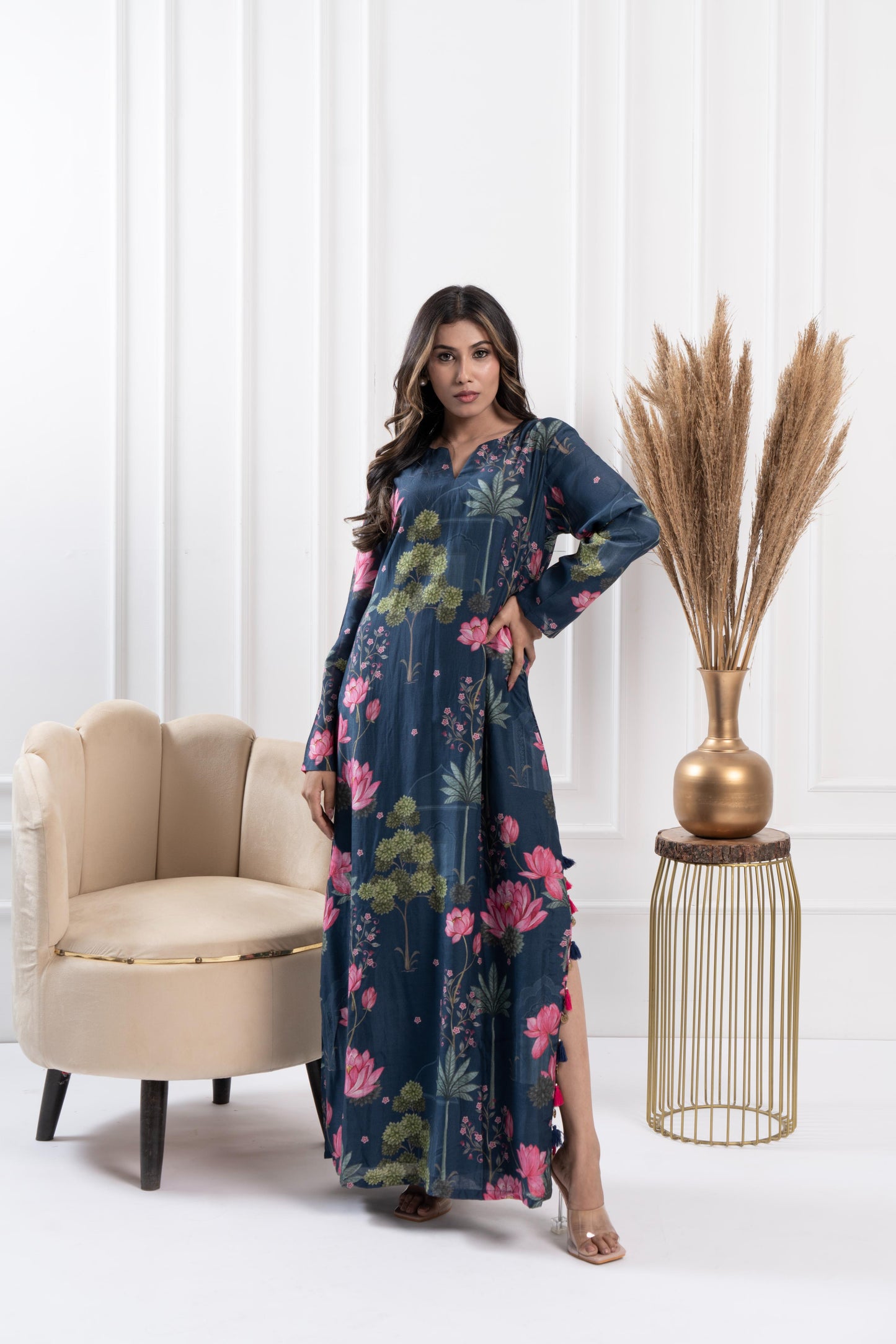 Moss Printed Kaftan