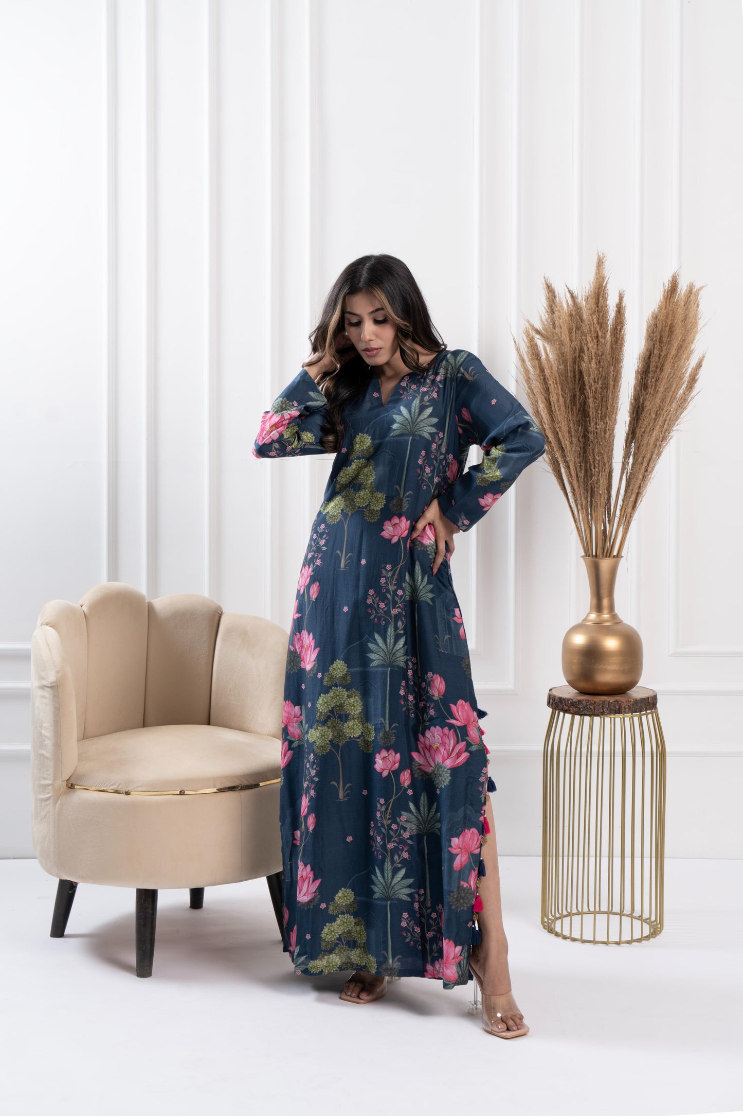 Moss Printed Kaftan