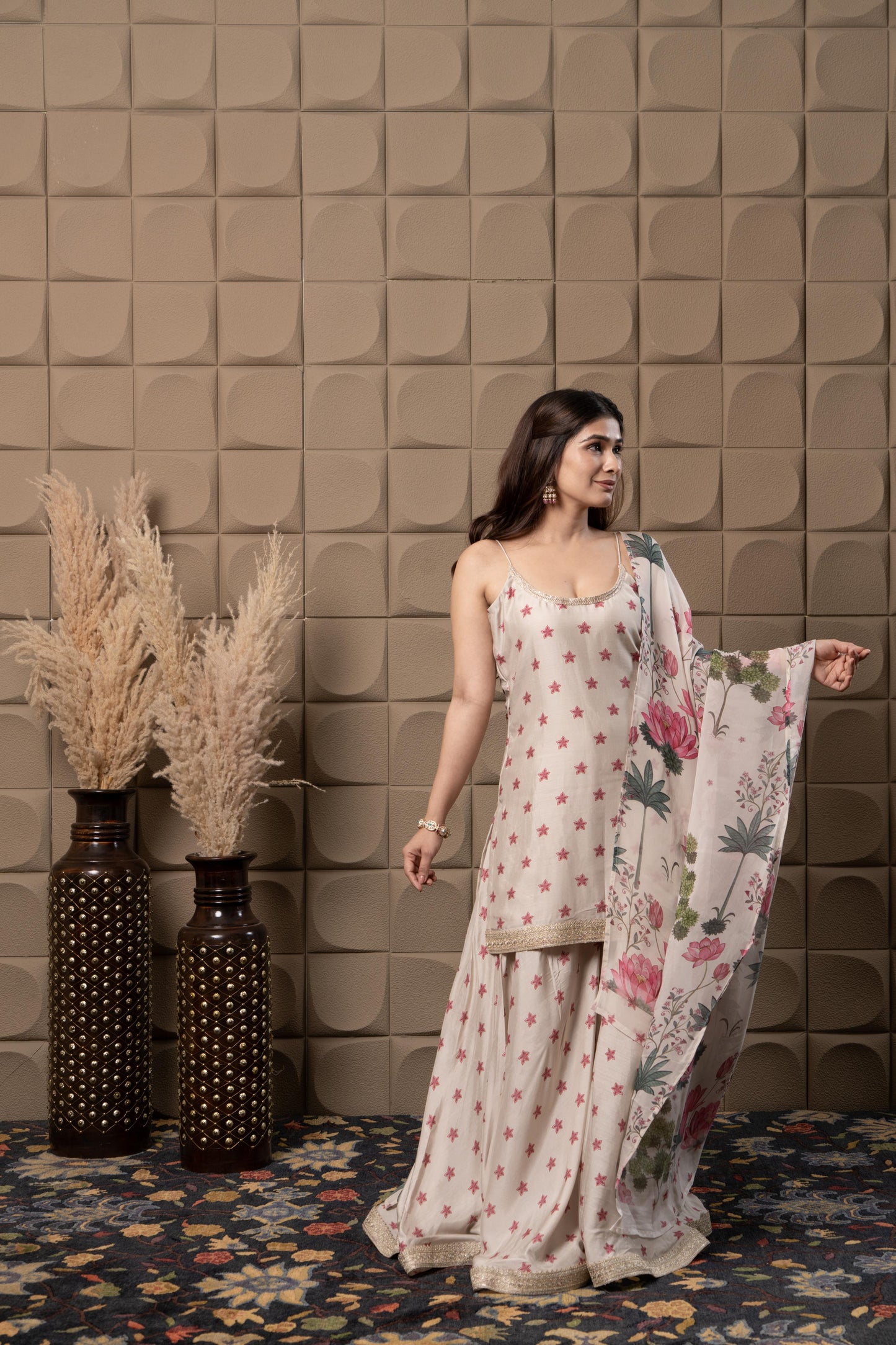 Misty Printed Garara Set