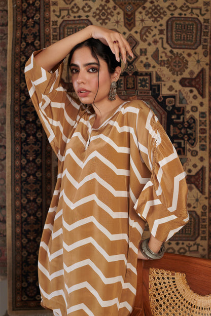 Gulzar Mustard Printed Co-ord Set