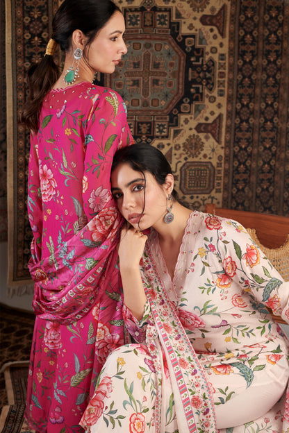 Gulzar Hot Pink Kurta Set