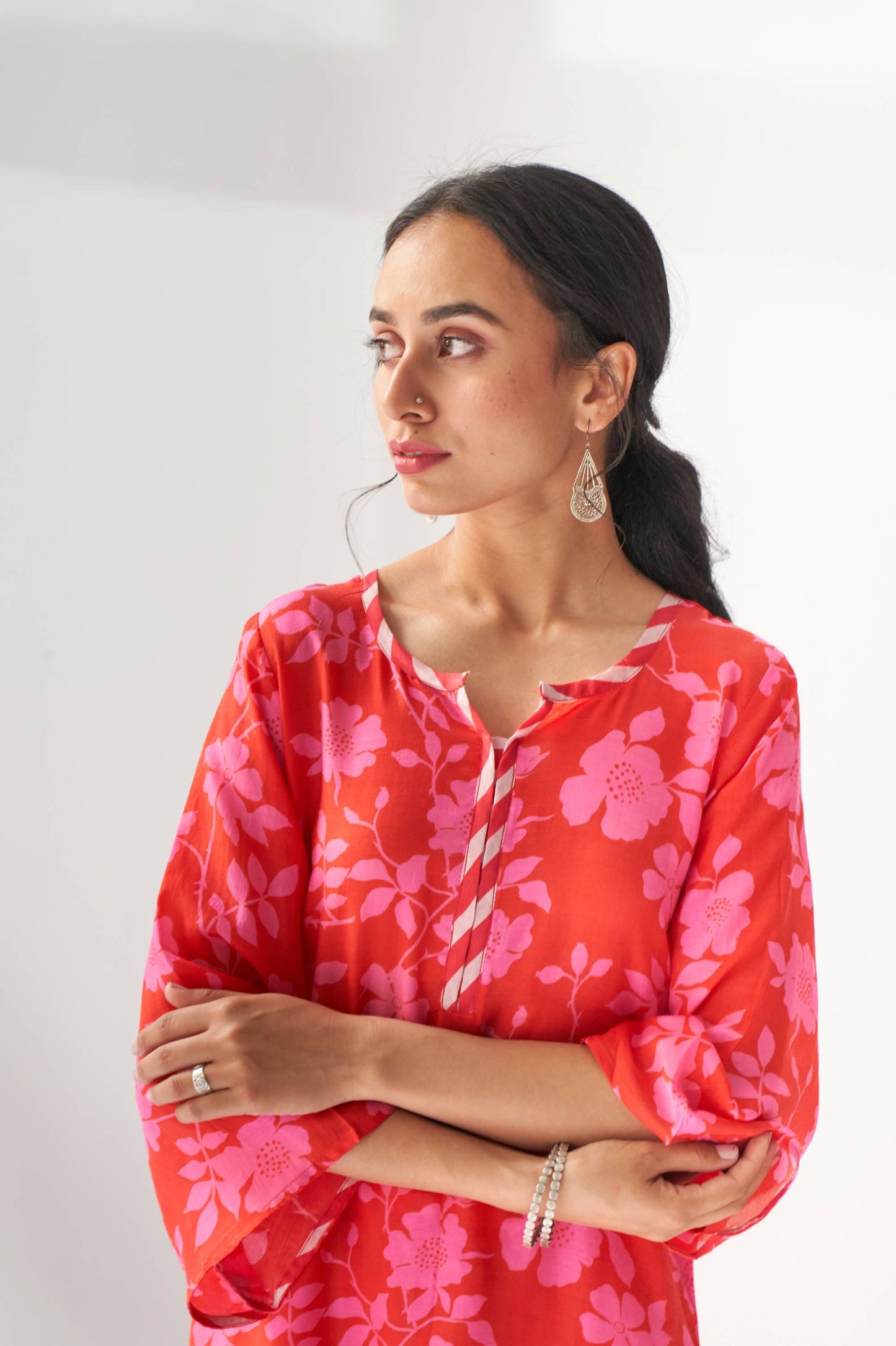 Rangrez Hot Pink Kurta Set