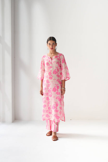 Rangrez Pink Kurta Set