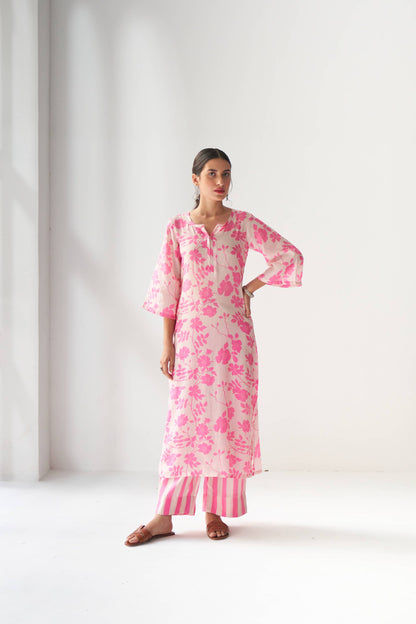 Rangrez Pink Kurta Set