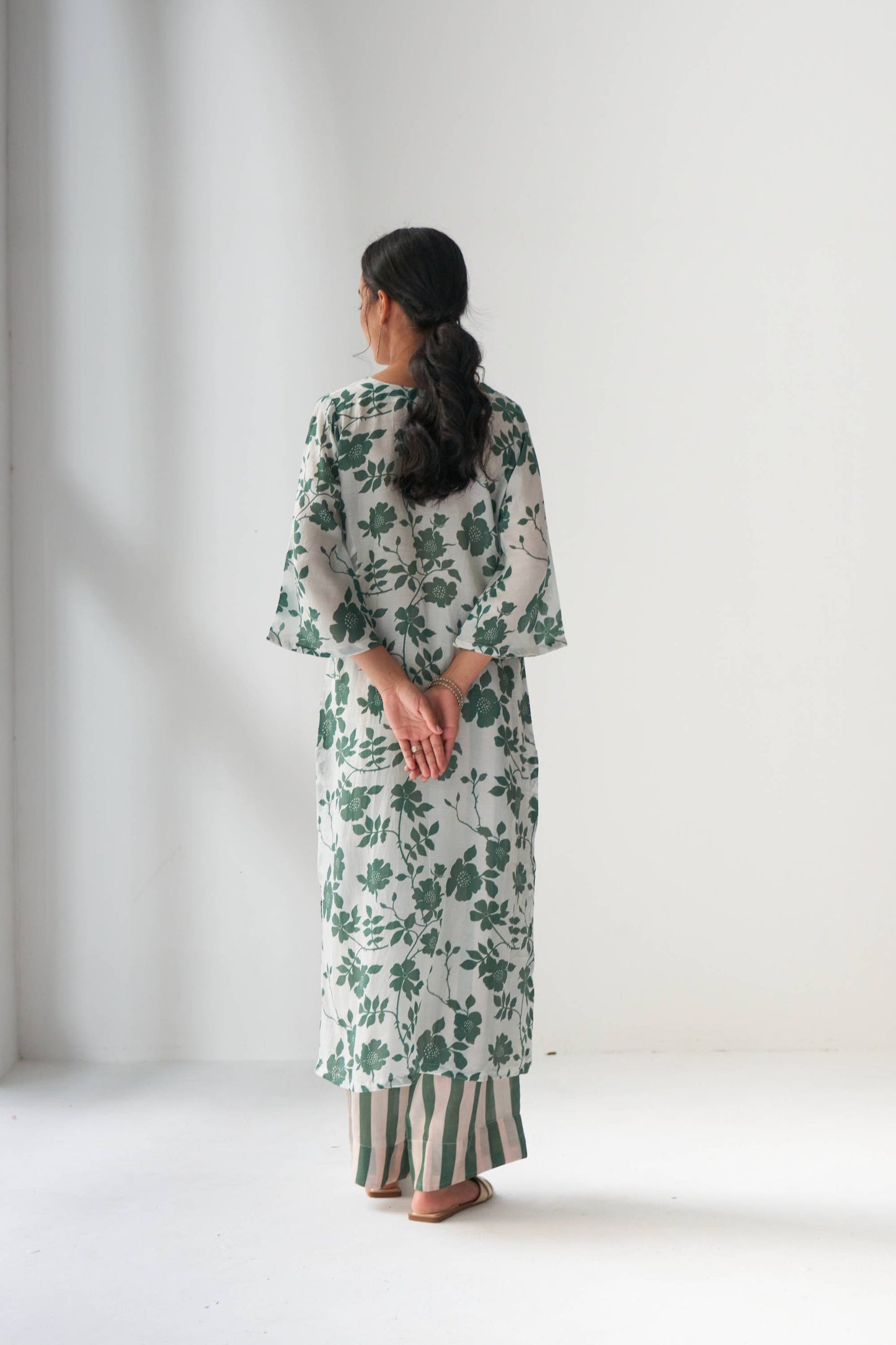 Rangrez Green Kurta Set