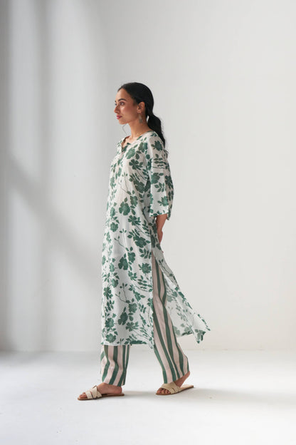 Rangrez Green Kurta Set