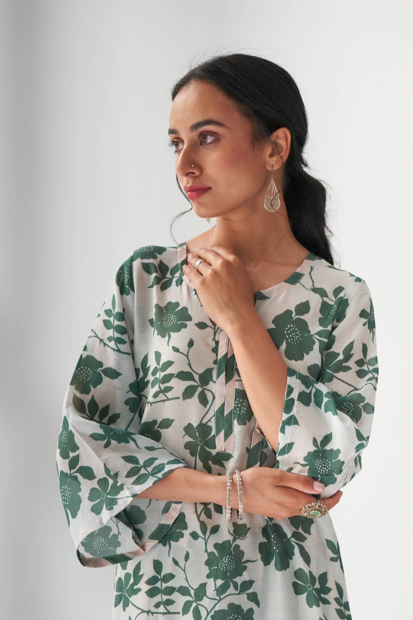 Rangrez Green Kurta Set