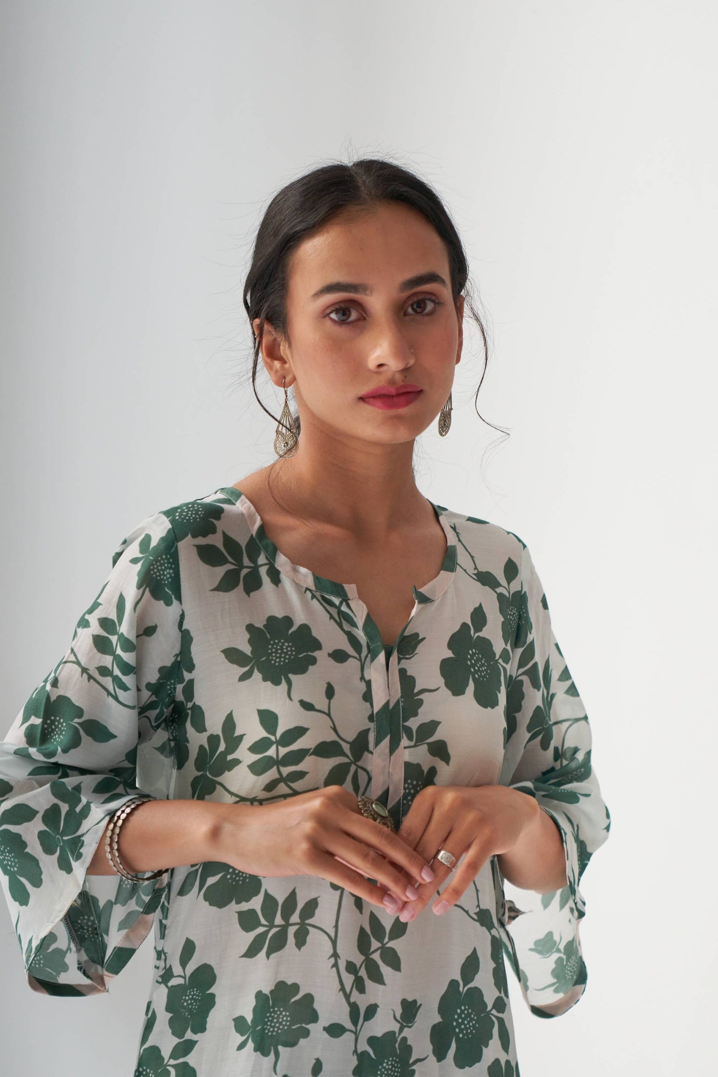Rangrez Green Kurta Set