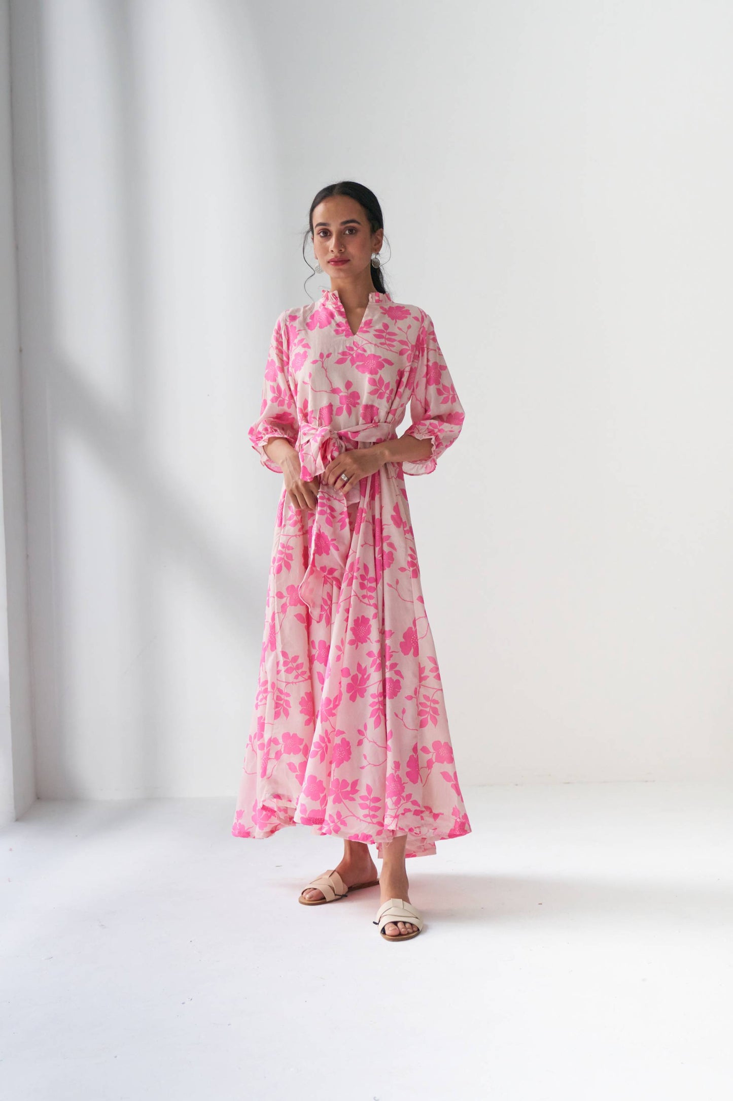Rangrez Pink Flared Dress