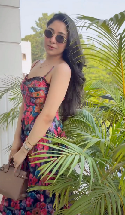 Spring Dusk Black Dress