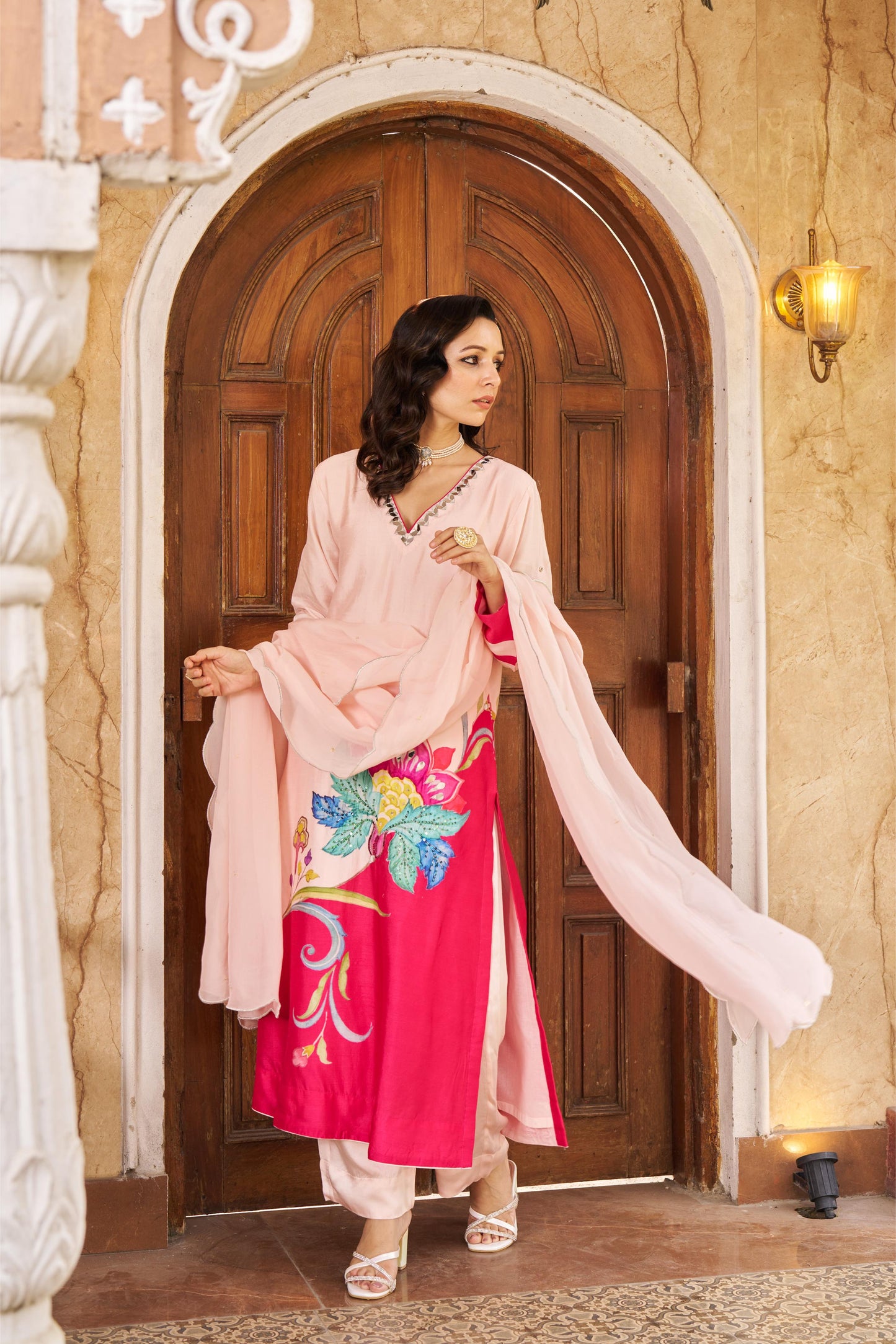 Sitarah Pink Kurta Set
