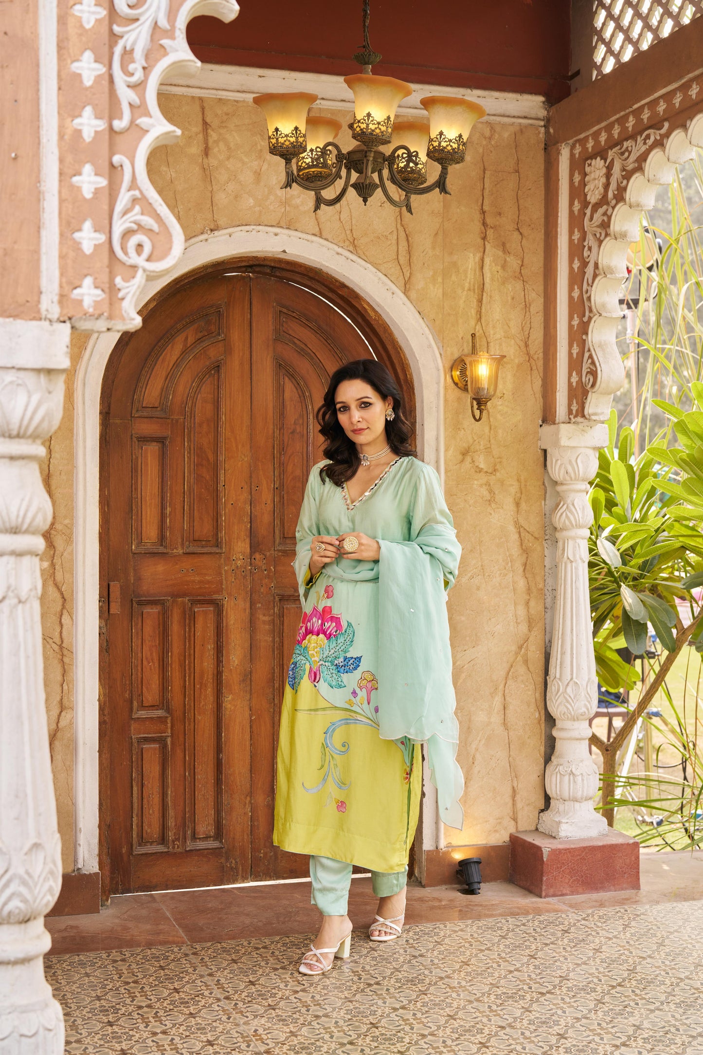 Sitarah Aqua Kurta Set