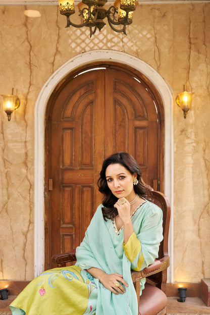 Sitarah Aqua Kurta Set