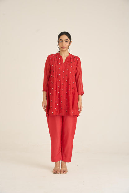 Spring Dusk Red Co-ord Set
