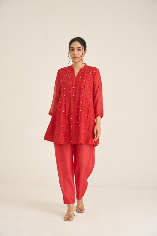 Spring Dusk Red Co-ord Set