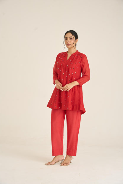 Spring Dusk Red Co-ord Set