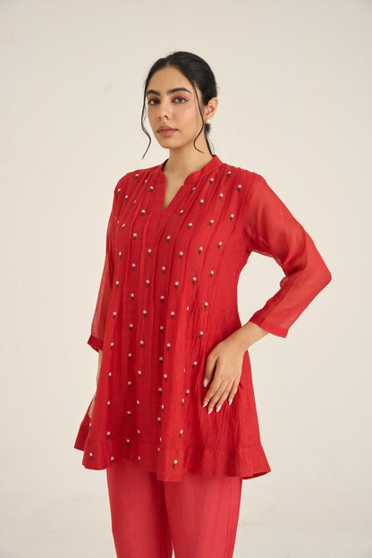 Spring Dusk Red Co-ord Set
