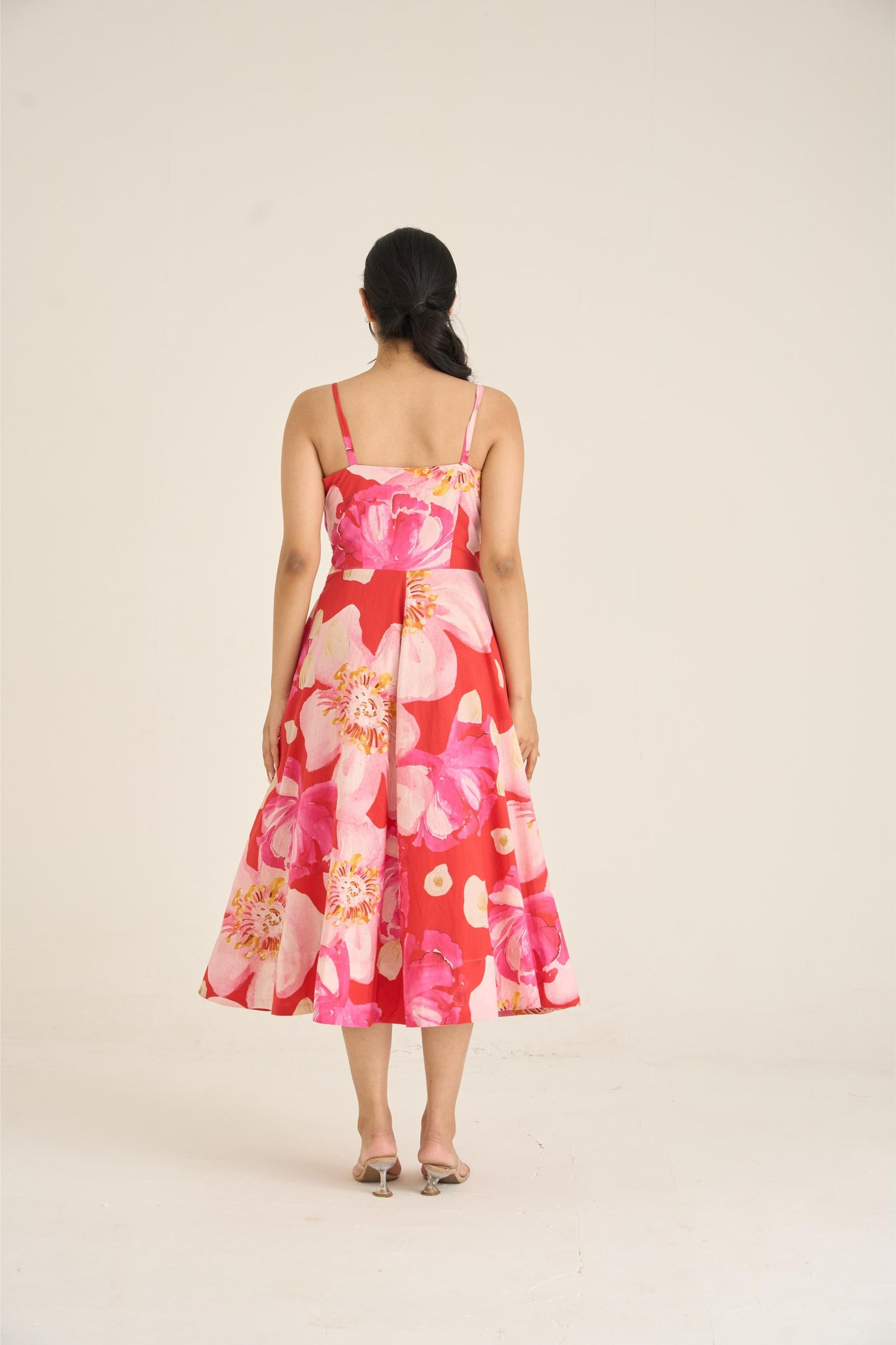 Spring Dusk Red Dress