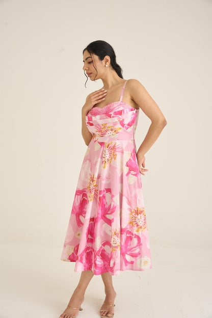 Spring Dusk Pink Dress