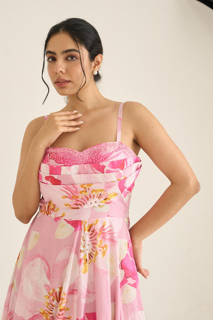 Spring Dusk Pink Dress
