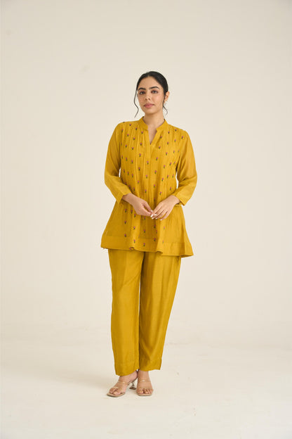 Spring Dusk Yellow Co-ord Set
