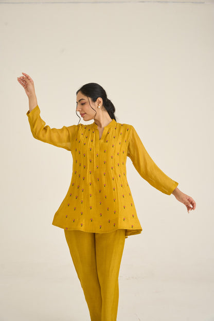 Spring Dusk Yellow Co-ord Set