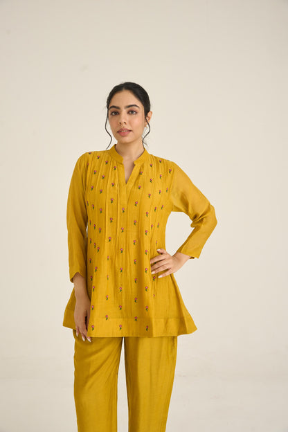 Spring Dusk Yellow Co-ord Set
