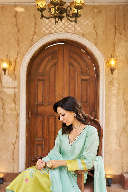 Sitarah Aqua Kurta Set